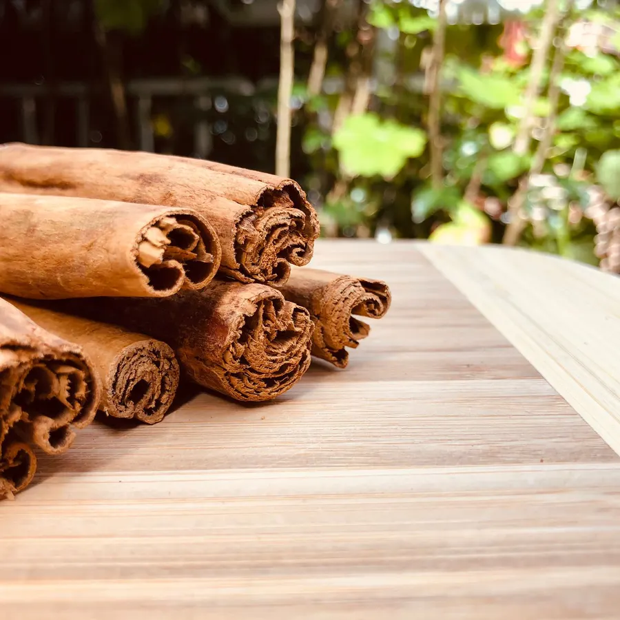 A stack of true Ceylon cinnamon quills